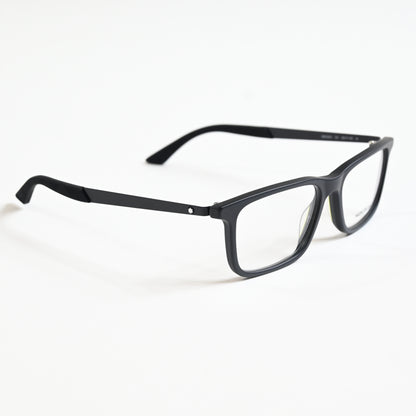 Montblanc MB0333O 001 Mens Authentic Eyeglasses Black, 55mm - New