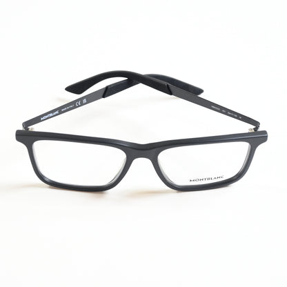 Montblanc MB0333O 001 Mens Authentic Eyeglasses Black, 55mm - New