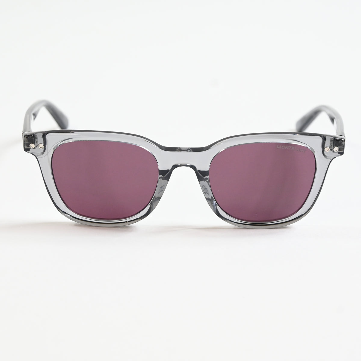 Montblanc MB0320S 004 Mens Authentic Sunglasses Gray/Violet, 49mm - New