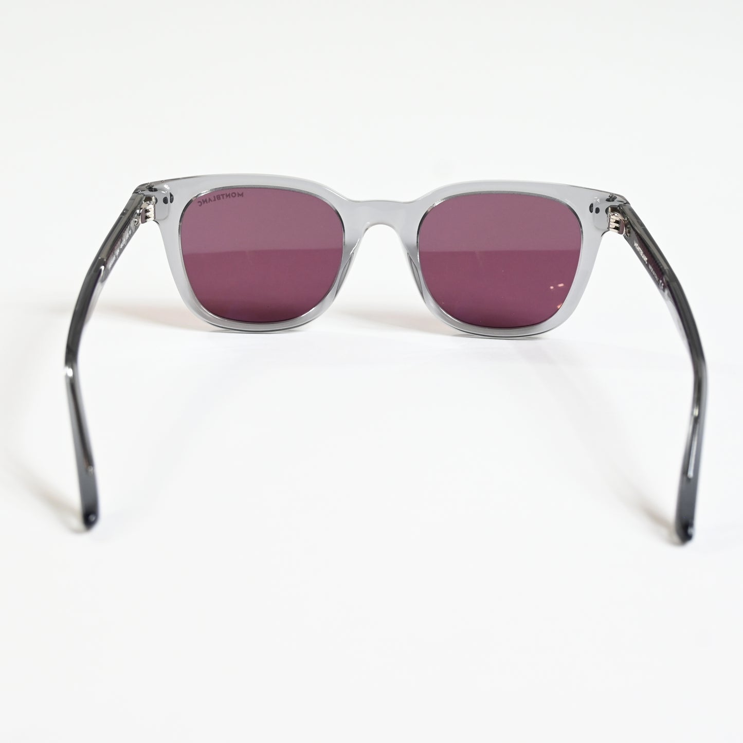 Montblanc MB0320S 004 Mens Authentic Sunglasses Gray/Violet, 49mm - New