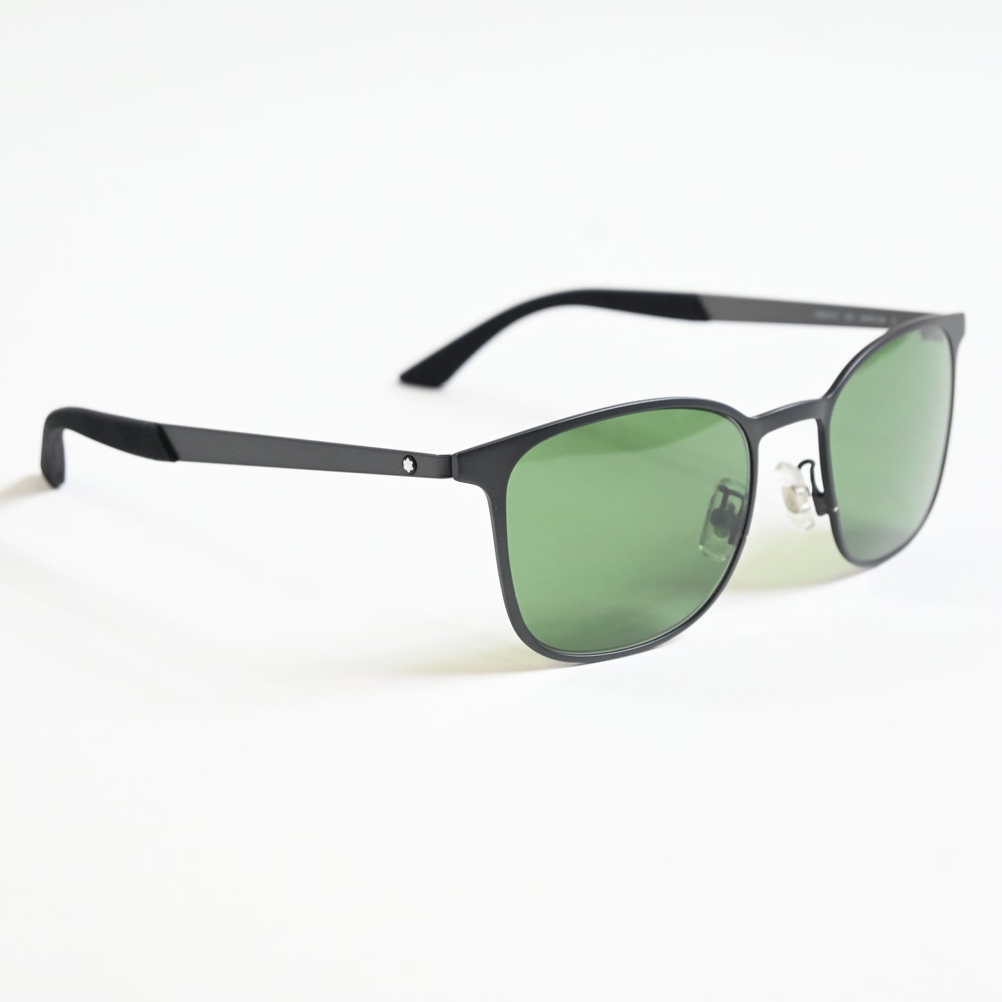 Montblanc MB0331S 002 Mens Authentic Sunglasses Havana/Gold/Green, 54mm - New