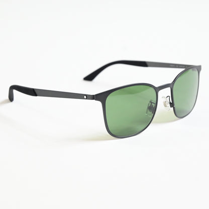 Montblanc MB0331S 002 Mens Authentic Sunglasses Havana/Gold/Green, 54mm - New