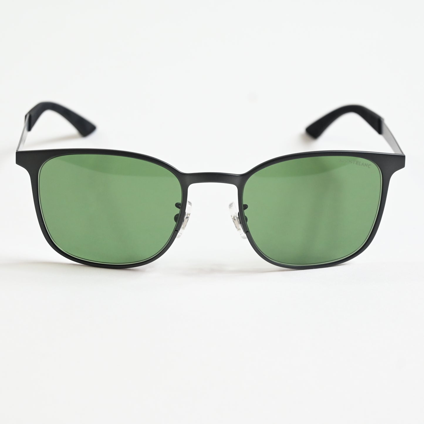 Montblanc MB0331S 002 Mens Authentic Sunglasses Havana/Gold/Green, 54mm - New