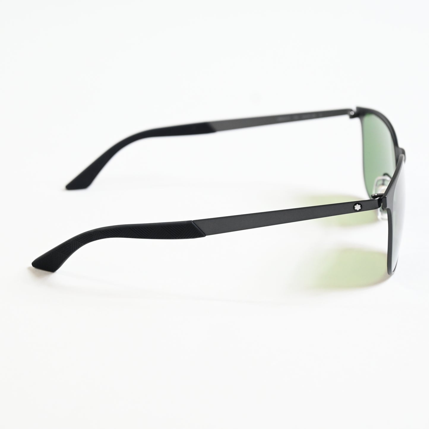 Montblanc MB0331S 002 Mens Authentic Sunglasses Havana/Gold/Green, 54mm - New
