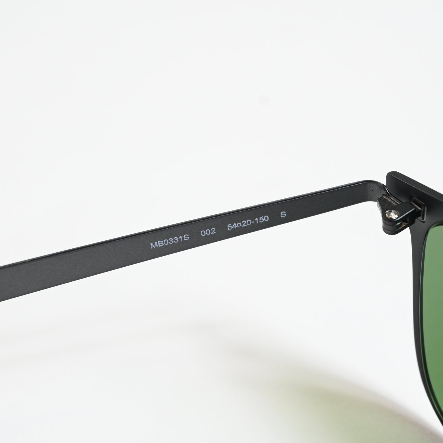Montblanc MB0331S 002 Mens Authentic Sunglasses Havana/Gold/Green, 54mm - New