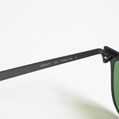 Montblanc MB0331S 002 Mens Authentic Sunglasses Havana/Gold/Green, 54mm - New