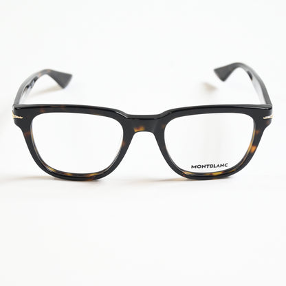 Montblanc MB0305O 002 Mens Authentic Eyeglasses Dark Tortoise, 51mm - New