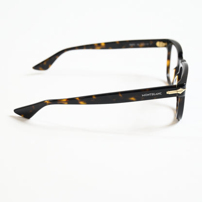 Montblanc MB0305O 002 Mens Authentic Eyeglasses Dark Tortoise, 51mm - New