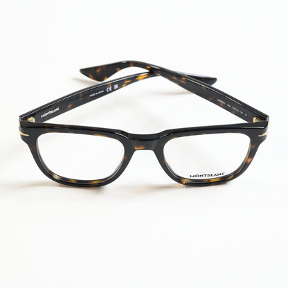 Montblanc MB0305O 002 Mens Authentic Eyeglasses Dark Tortoise, 51mm - New