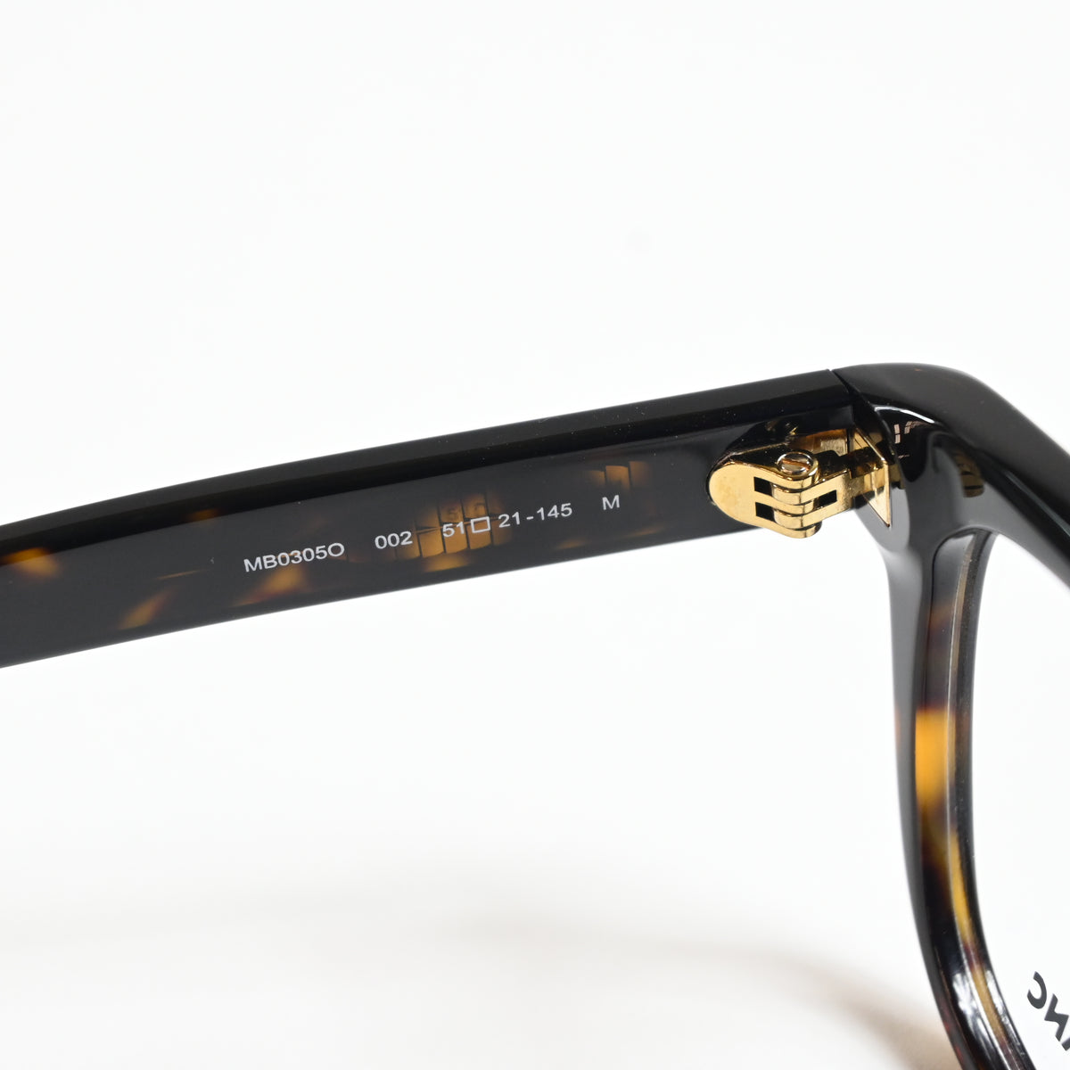 Montblanc MB0305O 002 Mens Authentic Eyeglasses Dark Tortoise, 51mm - New