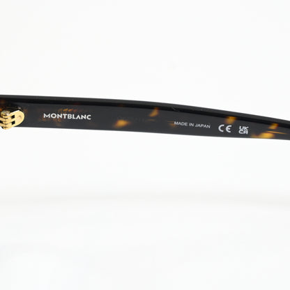 Montblanc MB0305O 002 Mens Authentic Eyeglasses Dark Tortoise, 51mm - New