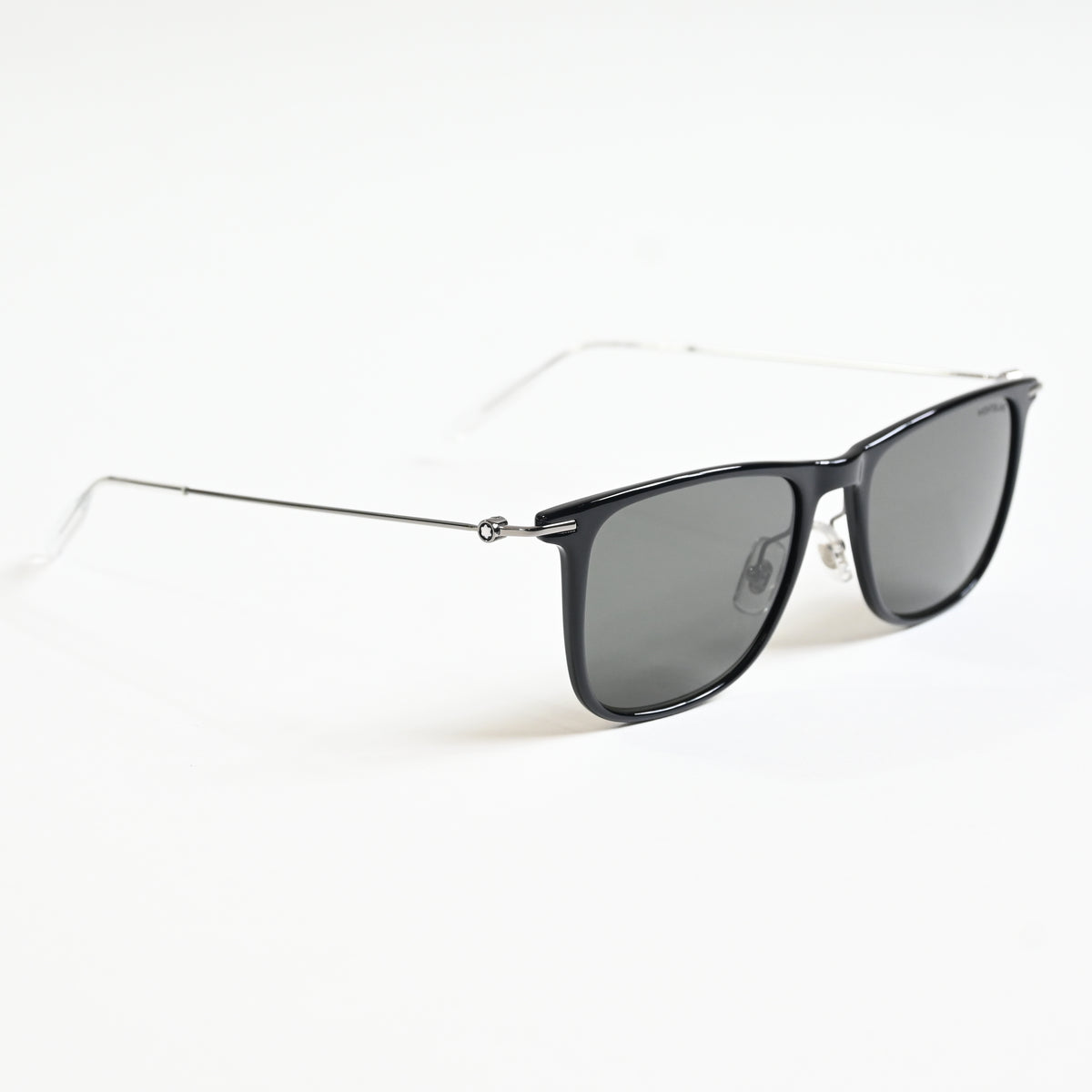 Montblanc MB0206S 001 Mens Authentic Sunglasses Black/Gunmetal, 53mm - New