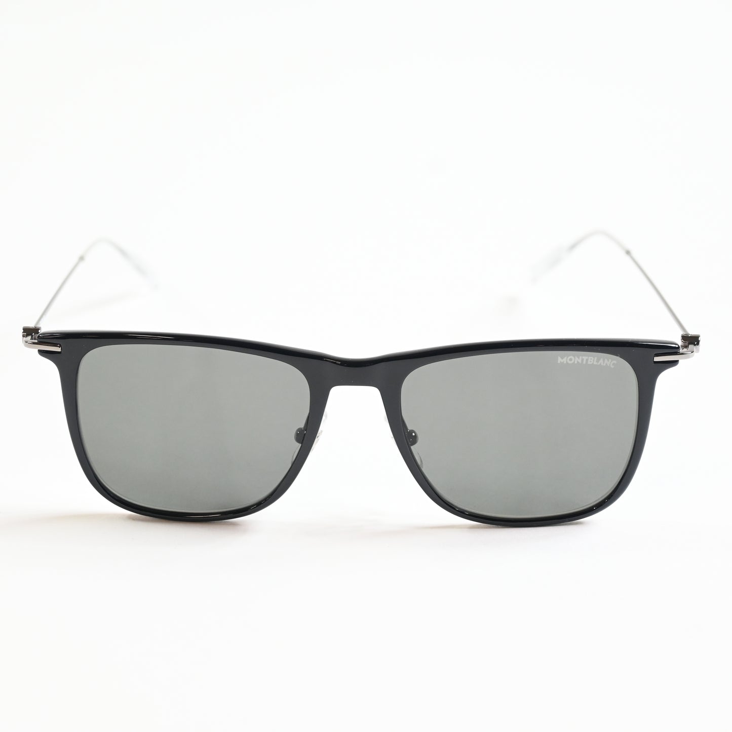 Montblanc MB0206S 001 Mens Authentic Sunglasses Black/Gunmetal, 53mm - New