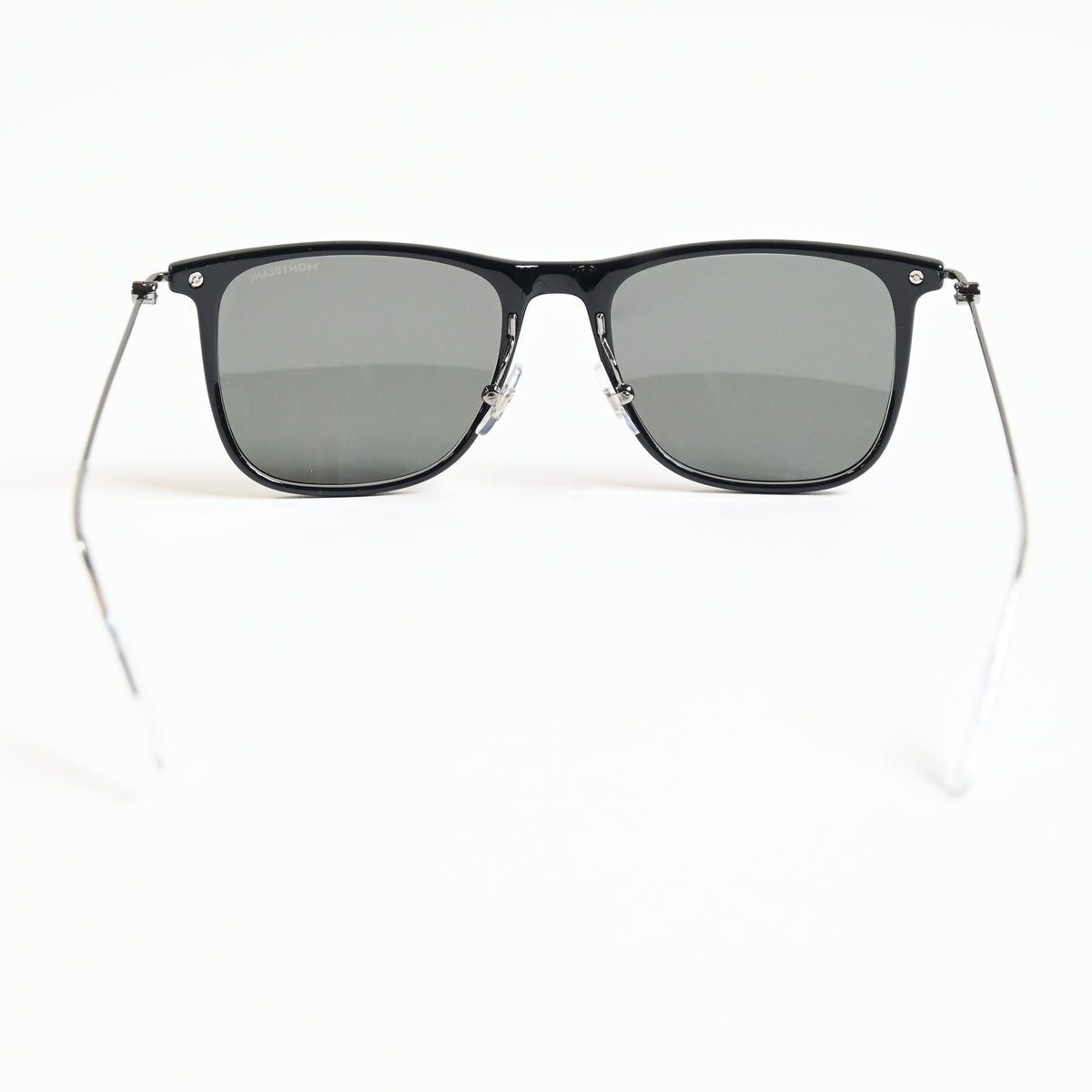 Montblanc MB0206S 001 Mens Authentic Sunglasses Black/Gunmetal, 53mm - New