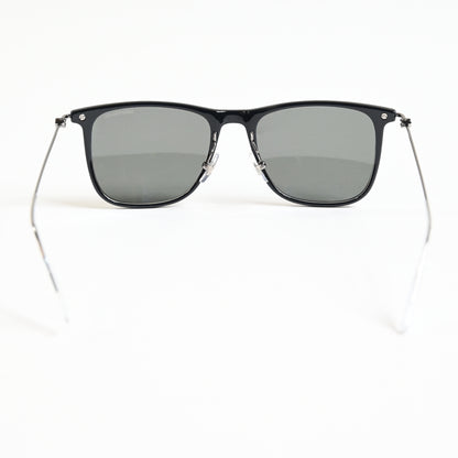 Montblanc MB0206S 001 Mens Authentic Sunglasses Black/Gunmetal, 53mm - New