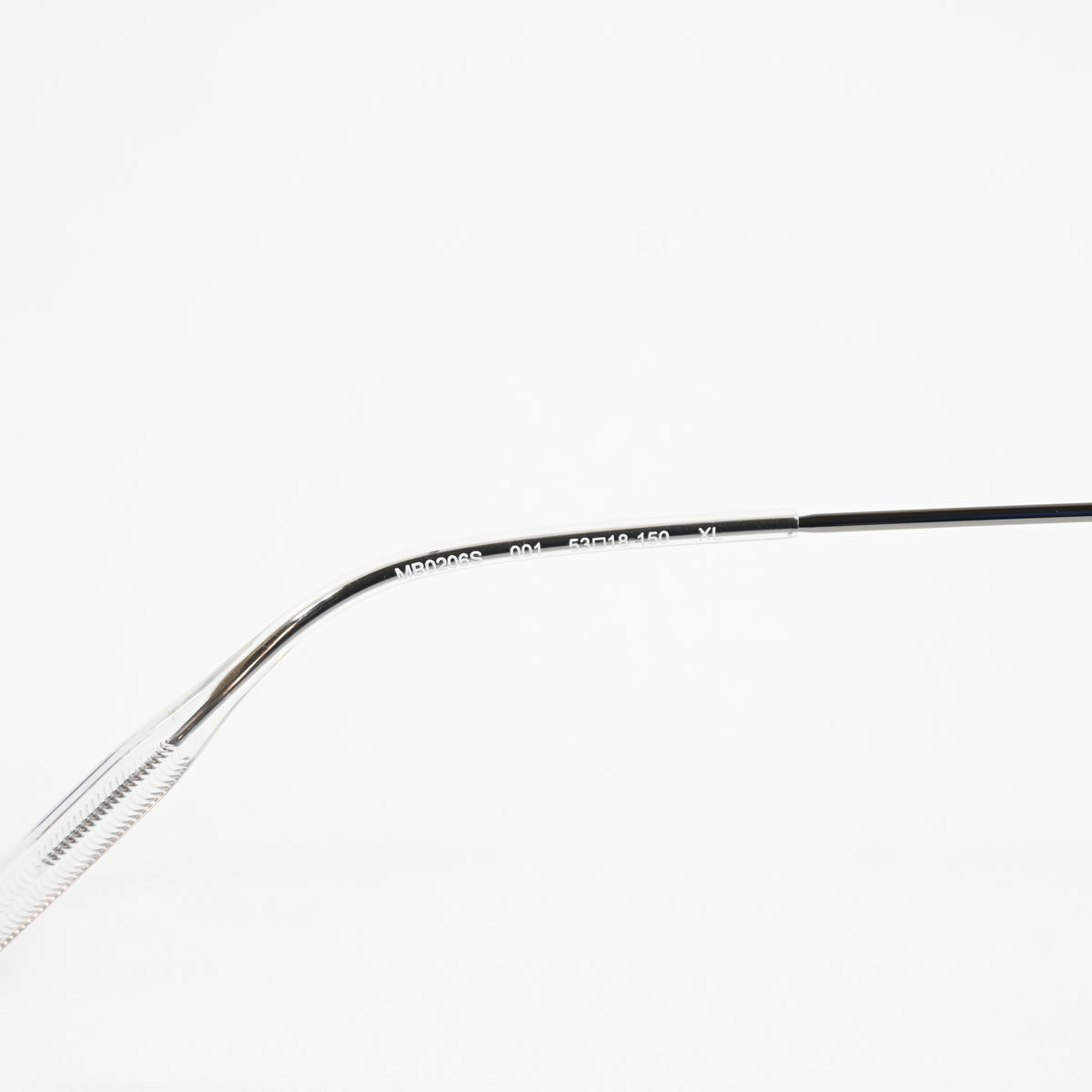Montblanc MB0206S 001 Mens Authentic Sunglasses Black/Gunmetal, 53mm - New