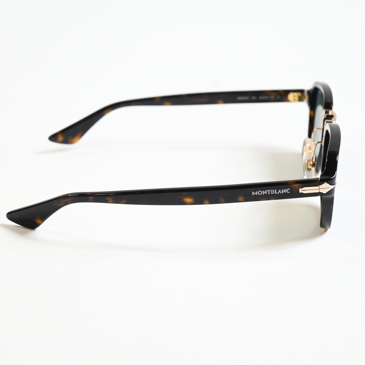 Montblanc MB0264S 002 Mens Authentic Sunglasses Havana/Green, 52mm - New