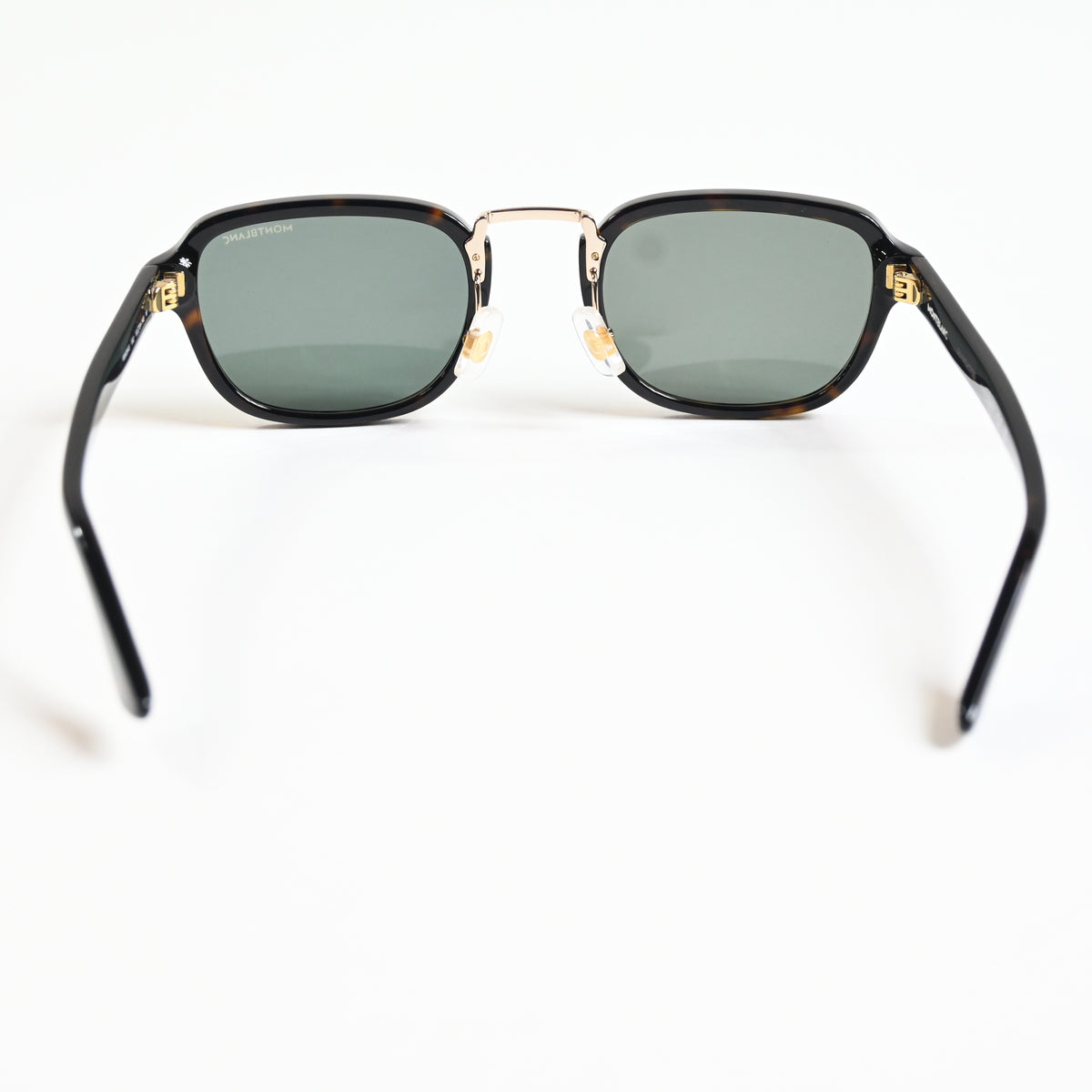 Montblanc MB0264S 002 Mens Authentic Sunglasses Havana/Green, 52mm - New