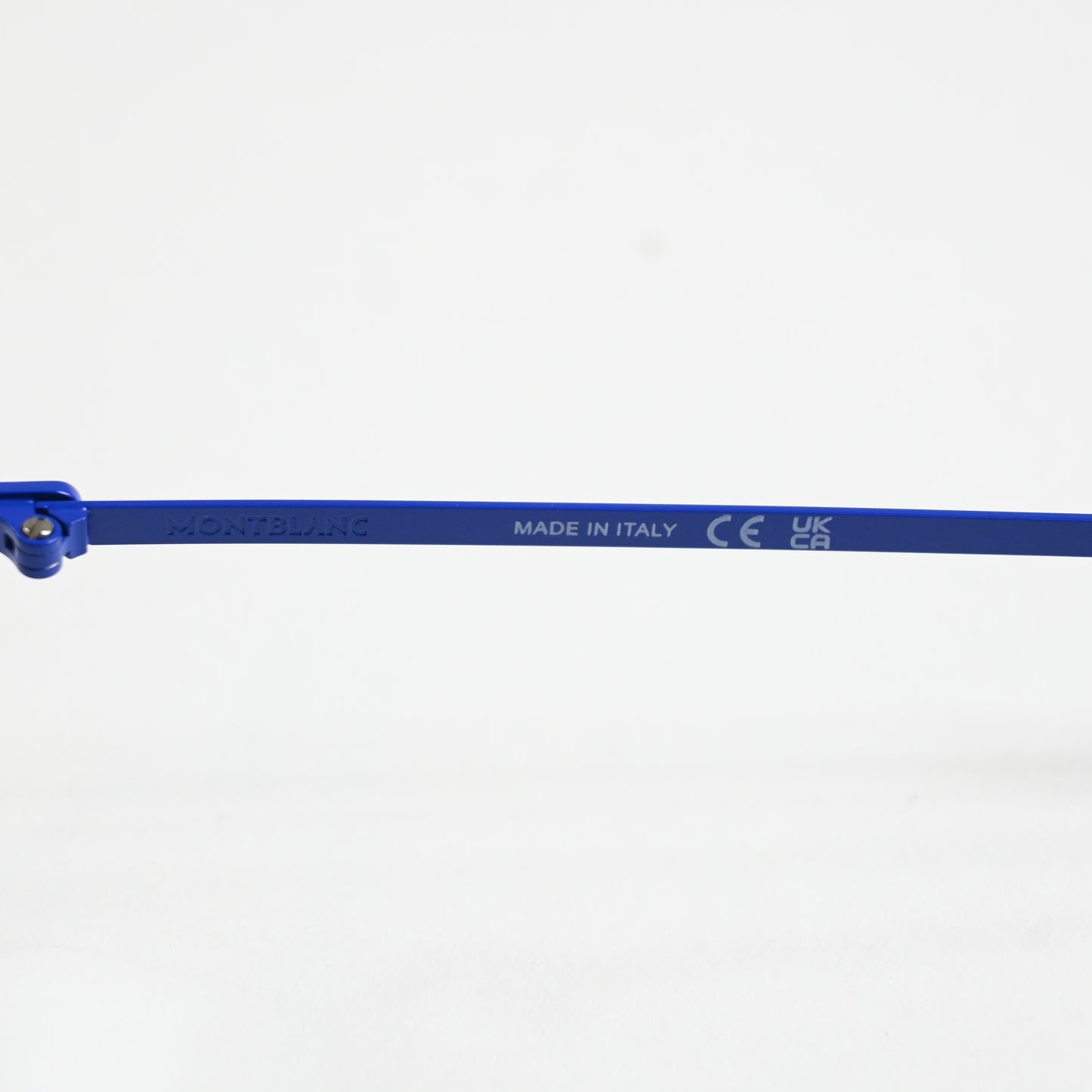 Montblanc MB0281O 003 Mens Authentic Eyeglasses Blue/Silver, 53mm - New