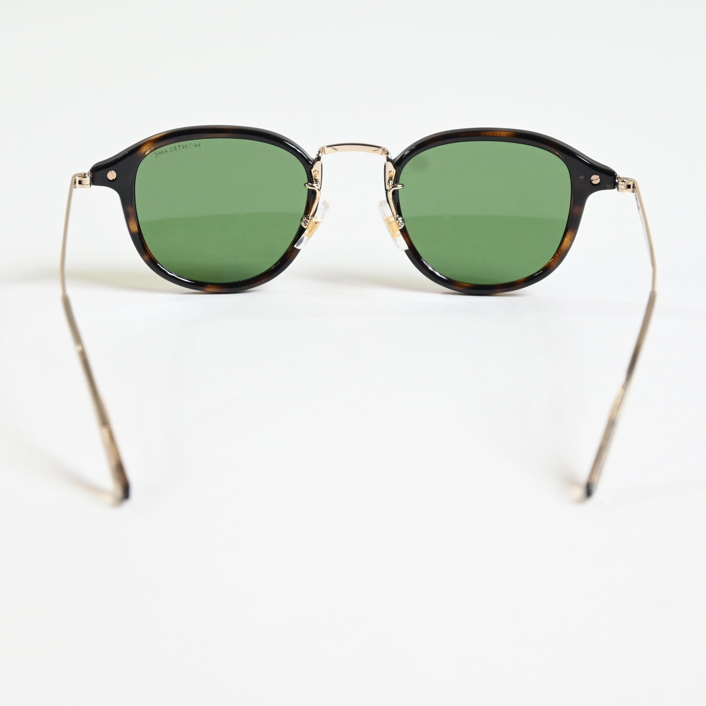Montblanc MB0336S 002 Mens Authentic Sunglasses Havana/Green, 48mm - New