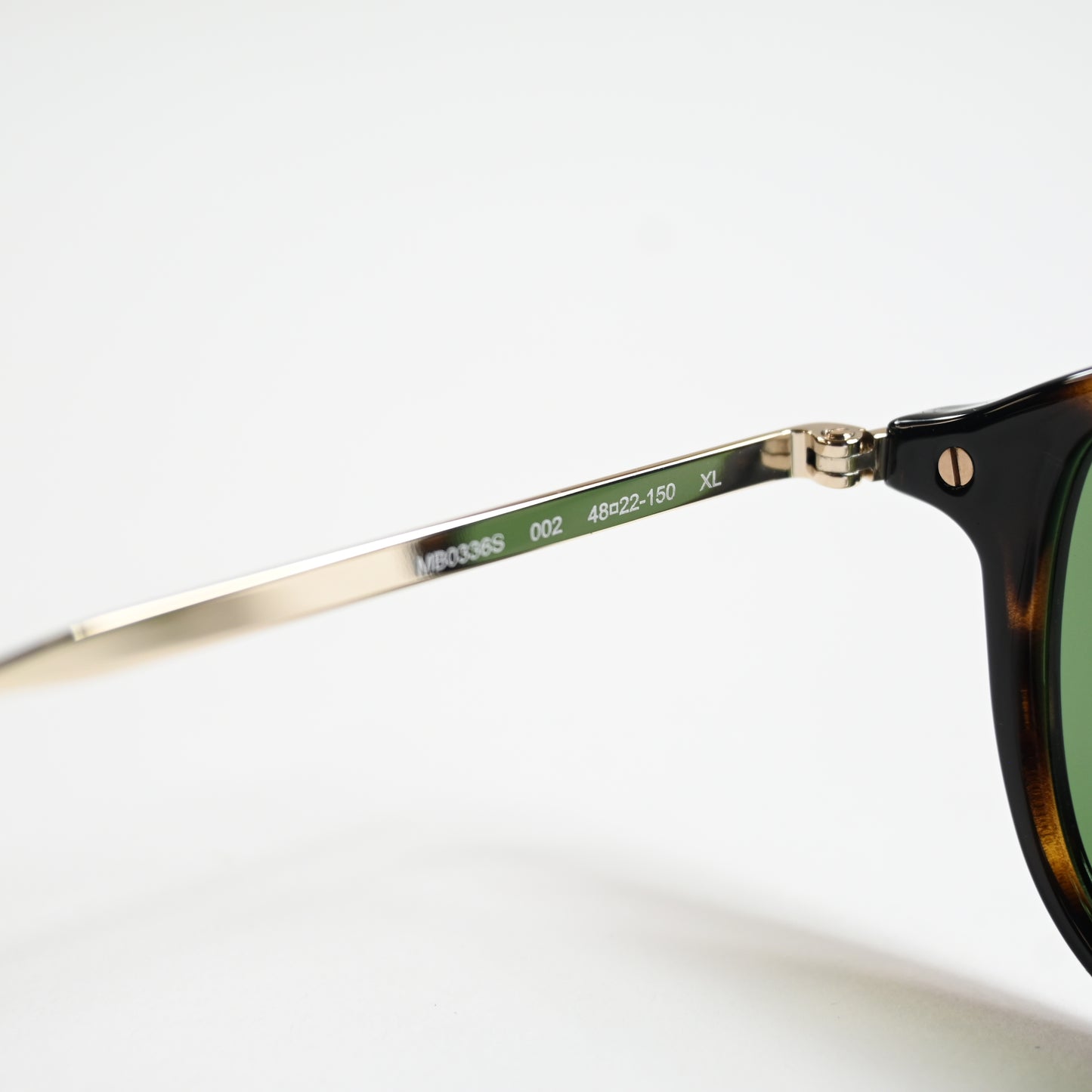 Montblanc MB0336S 002 Mens Authentic Sunglasses Havana/Green, 48mm - New