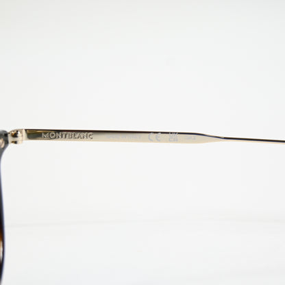 Montblanc MB0336S 002 Mens Authentic Sunglasses Havana/Green, 48mm - New