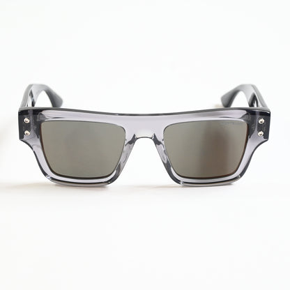 Montblanc MB0253S 003 Mens Authentic Sunglasses Gray/Brown, 52mm - New