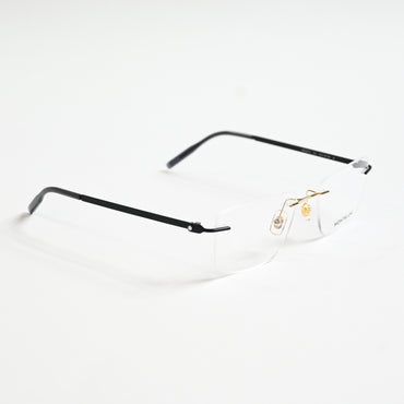 Montblanc MB0281O 001 Mens Authentic Eyeglasses Black/Gold, 53mm - New