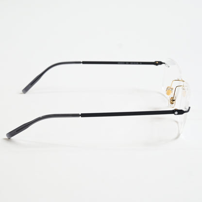 Montblanc MB0281O 001 Mens Authentic Eyeglasses Black/Gold, 53mm - New