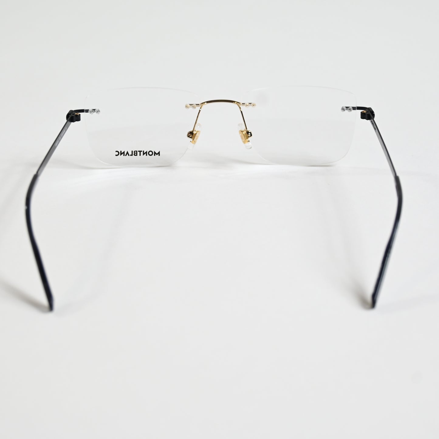 Montblanc MB0281O 001 Mens Authentic Eyeglasses Black/Gold, 53mm - New