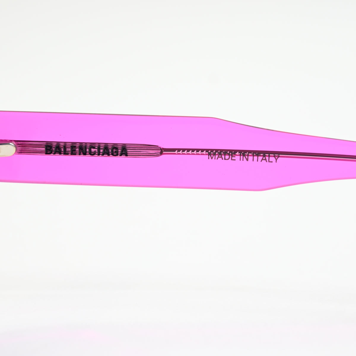 Balenciaga BB0306S 005 Womens Authentic Sunglasses Fuchsia/Gray, 57mm - New