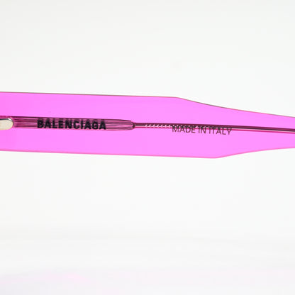 Balenciaga BB0306S 005 Womens Authentic Sunglasses Fuchsia/Gray, 57mm - New
