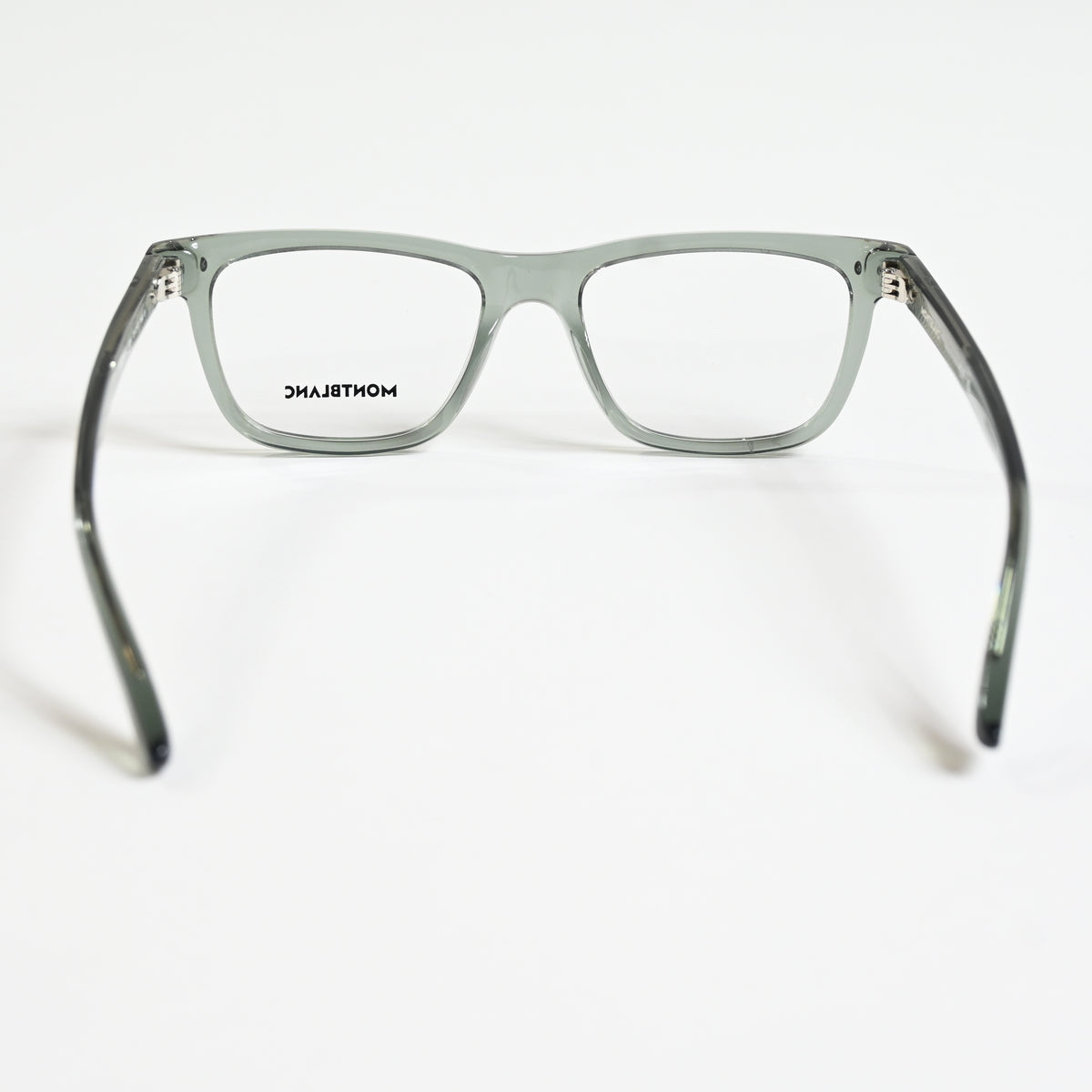 Montblanc MB0322O 004 Mens Authentic Eyeglasses Clear Gray, 51mm - New