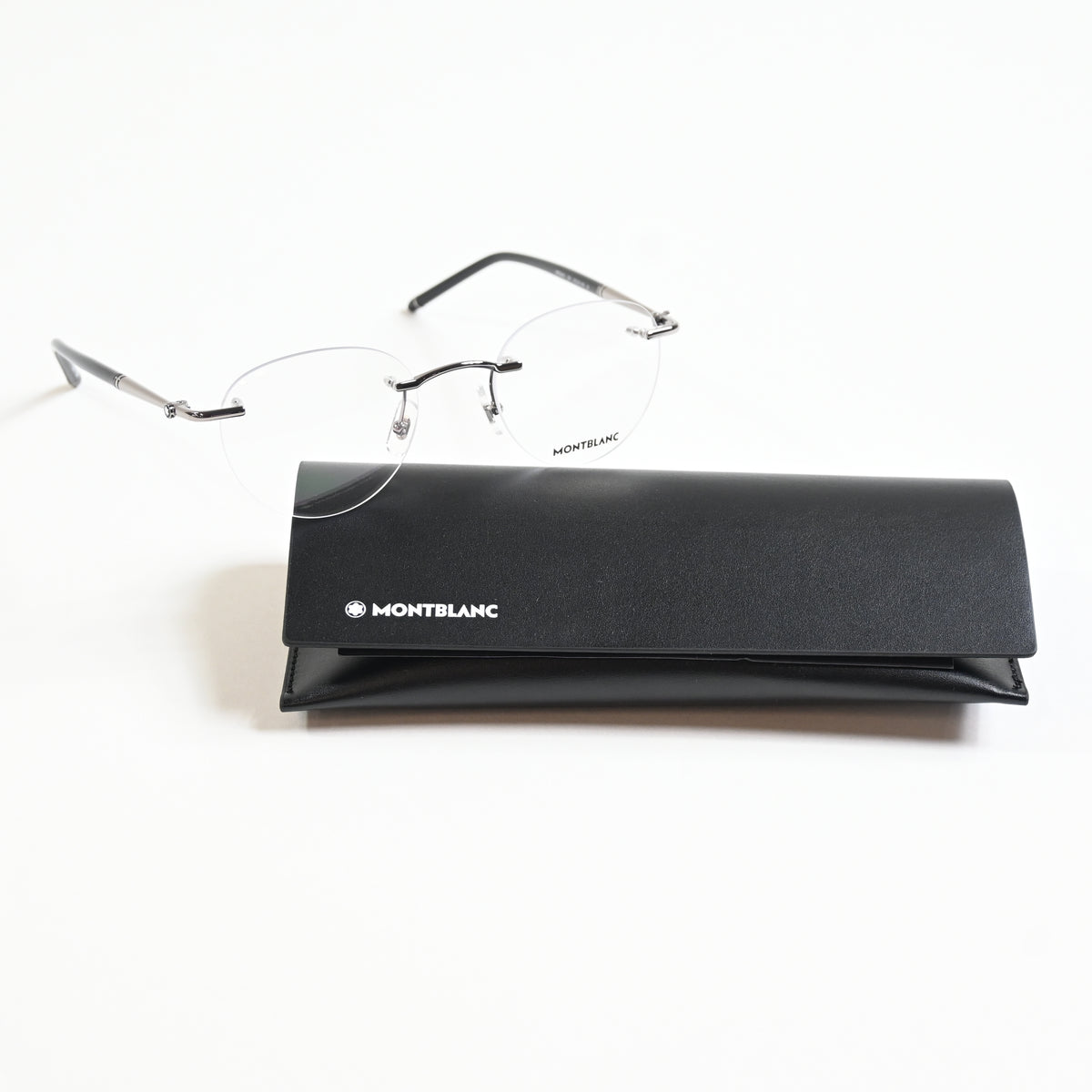 Montblanc MB0244O 001 Mens Authentic Eyeglasses Gunmetal, 51mm - New