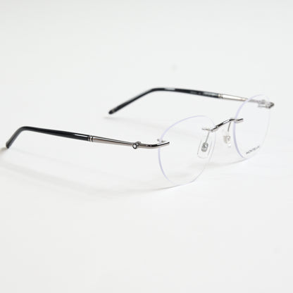 Montblanc MB0244O 001 Mens Authentic Eyeglasses Gunmetal, 51mm - New