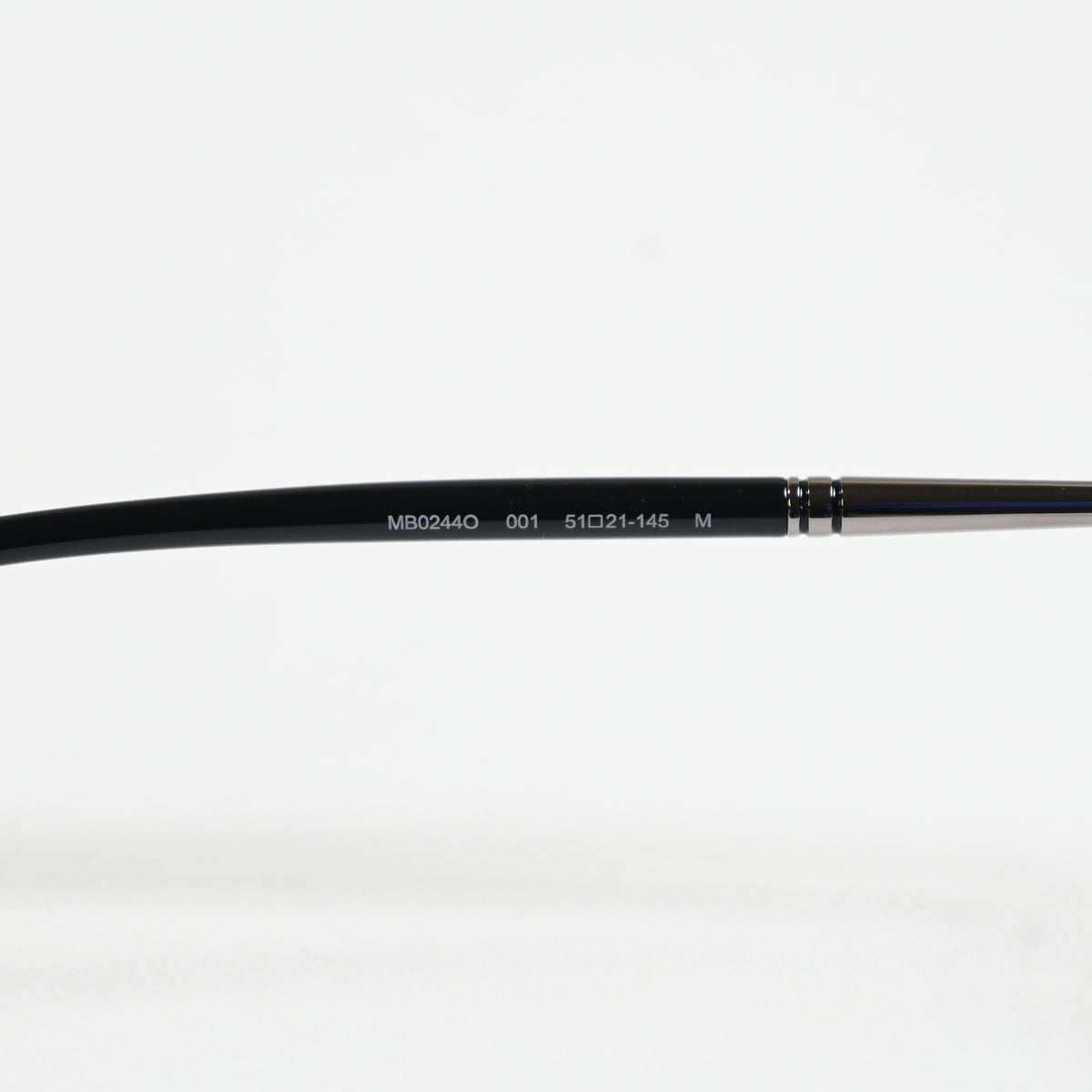 Montblanc MB0244O 001 Mens Authentic Eyeglasses Gunmetal, 51mm - New