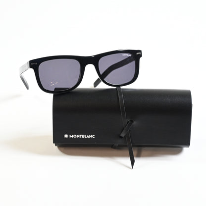 Montblanc MB0260S 001 Mens Authentic Sunglasses Black, 53mm - New
