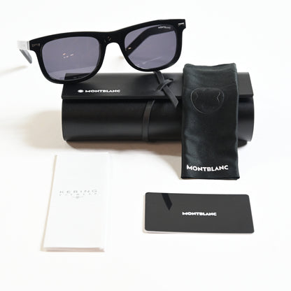 Montblanc MB0260S 001 Mens Authentic Sunglasses Black, 53mm - New