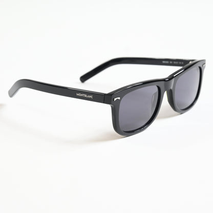 Montblanc MB0260S 001 Mens Authentic Sunglasses Black, 53mm - New