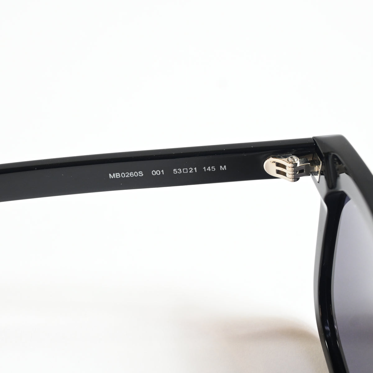 Montblanc MB0260S 001 Mens Authentic Sunglasses Black, 53mm - New