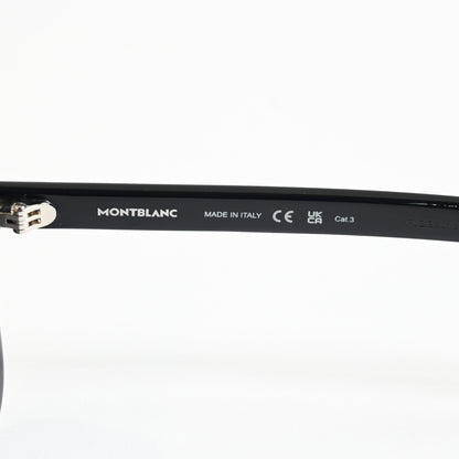 Montblanc MB0260S 001 Mens Authentic Sunglasses Black, 53mm - New