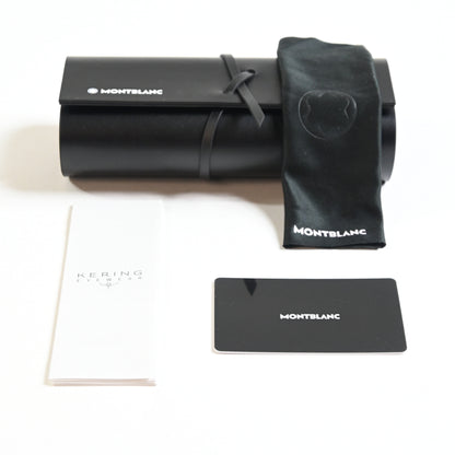 Montblanc MB0260S 001 Mens Authentic Sunglasses Black, 53mm - New