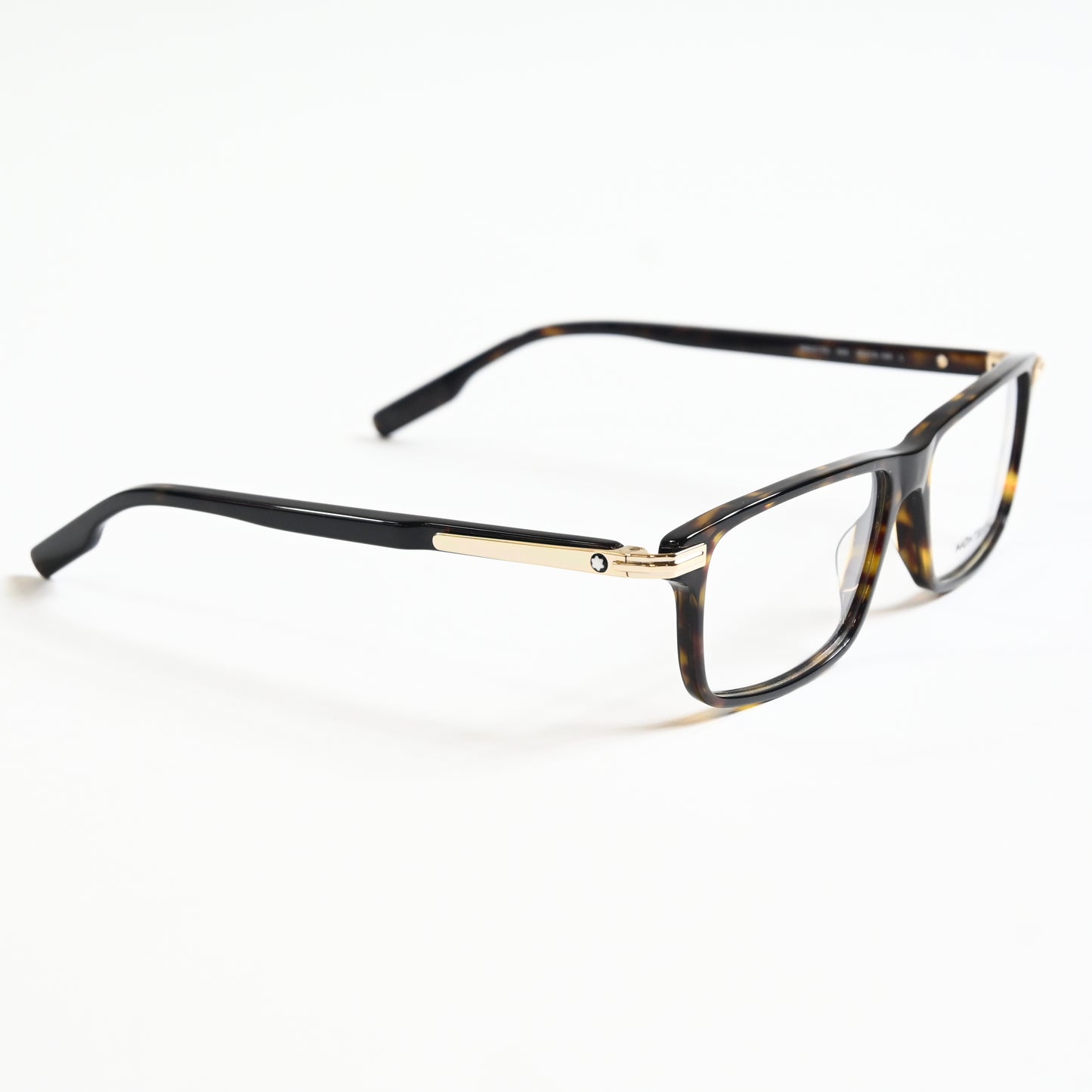 Montblanc MB0217O 002 Mens Authentic Eyeglasses Havana, 55mm - New