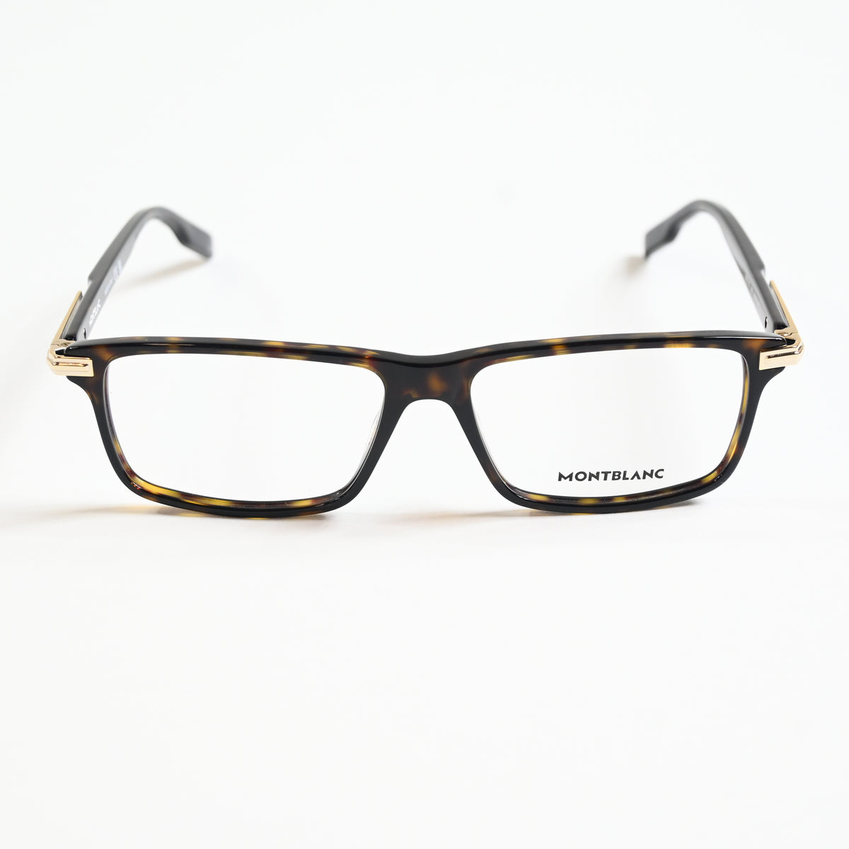 Montblanc MB0217O 002 Mens Authentic Eyeglasses Havana, 55mm - New