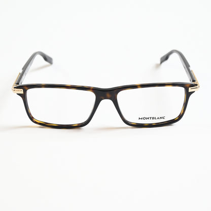 Montblanc MB0217O 002 Mens Authentic Eyeglasses Havana, 55mm - New