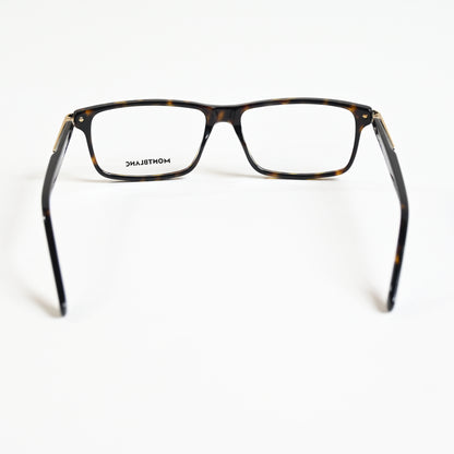 Montblanc MB0217O 002 Mens Authentic Eyeglasses Havana, 55mm - New