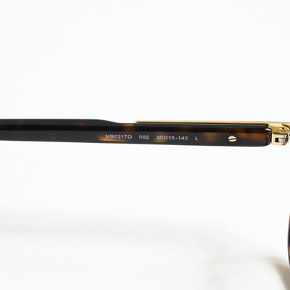 Montblanc MB0217O 002 Mens Authentic Eyeglasses Havana, 55mm - New
