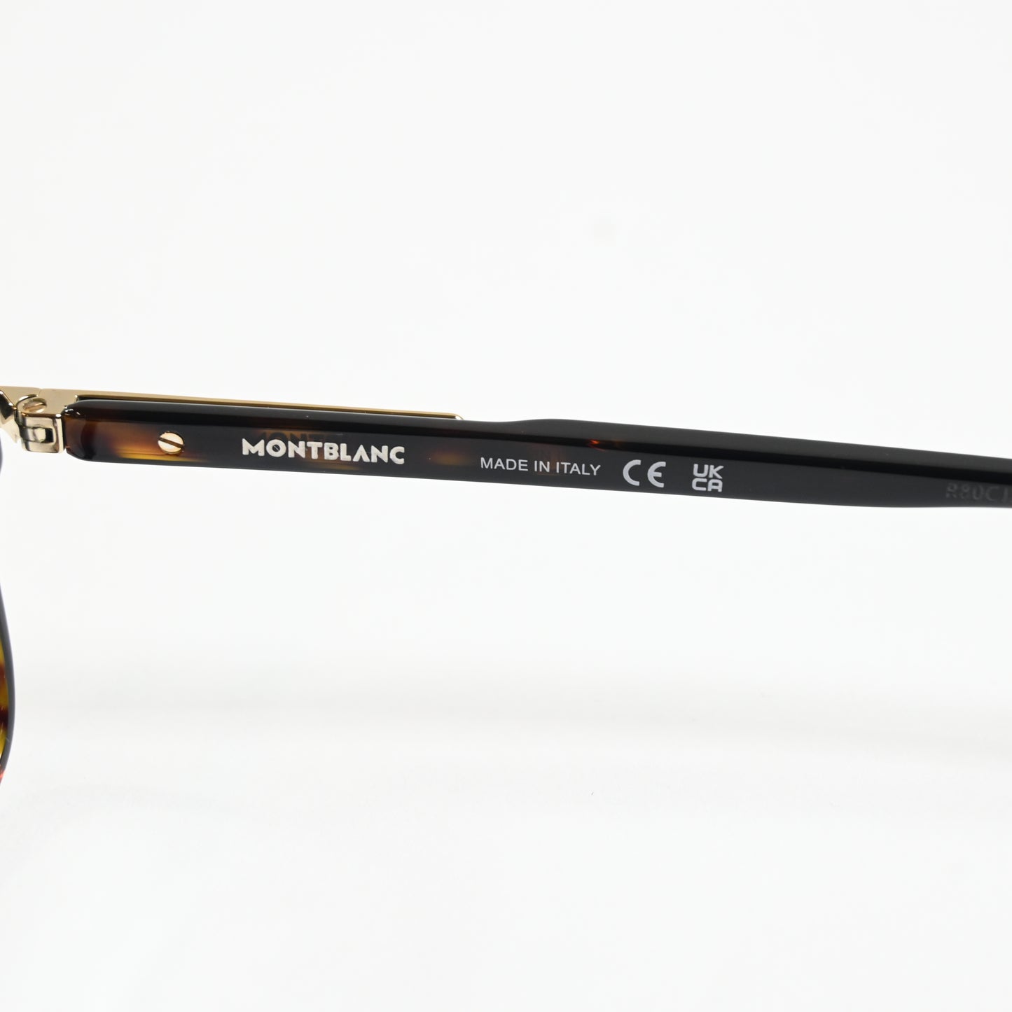 Montblanc MB0217O 002 Mens Authentic Eyeglasses Havana, 55mm - New