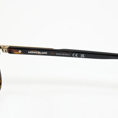 Montblanc MB0217O 002 Mens Authentic Eyeglasses Havana, 55mm - New
