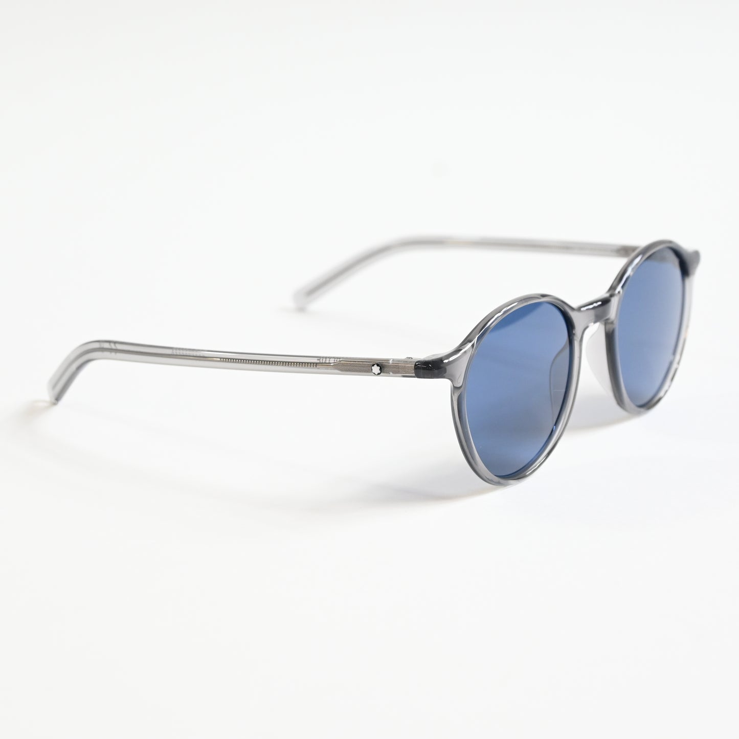 Montblanc MB0324S 003 Mens Authentic Sunglasses Grey/Blue, 50mm - New